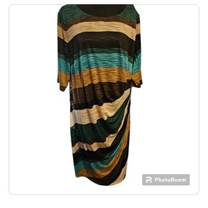 New London Times Ladys Dress,  size 22W Multicolors,